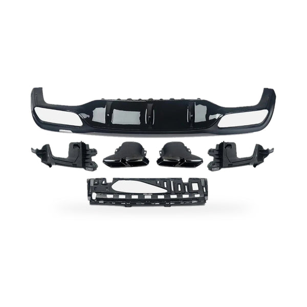 Rear Diffuser with Tips – Mercedes E-Class W213 AMG Line (2017–20)